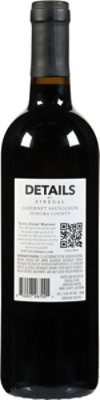 Details Cabernet Sauvignon California Red Wine - 750 Ml - Image 4