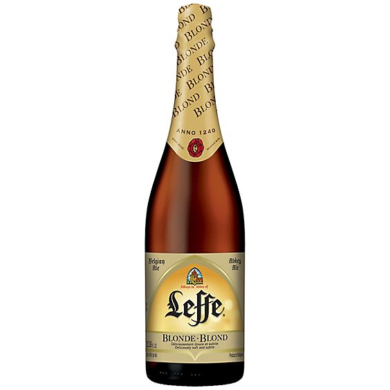 Leffe Blonde Trappist Abbey Ale In Bottle - 25 Fl. Oz.