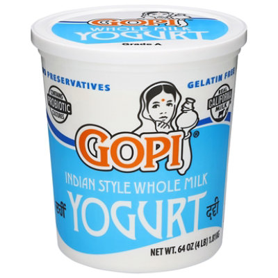 Gopi Whole Milk Yogurt 4lbs - 64 Fl. Oz. - Image 2