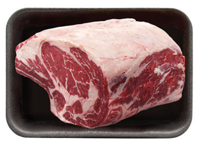 Beef Rib Roast Bone In Service Case - 9.5 Lbs - Image 1