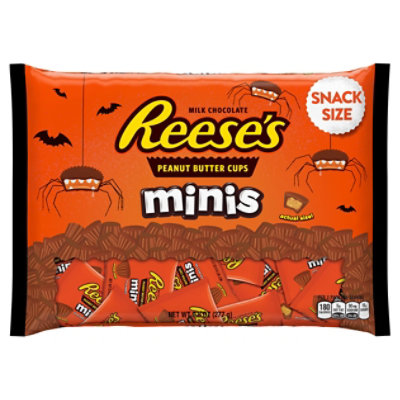 REESES Peanut Butter Cups Milk Chocolate Minis Snack Size - 9.8 Oz