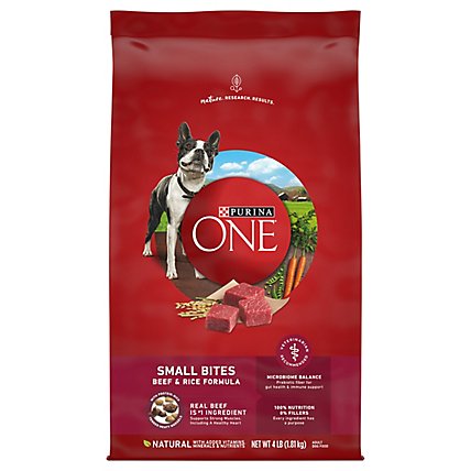 One Dog Food Dry Smartblend Beef & Rice - 4 Lb - Image 3