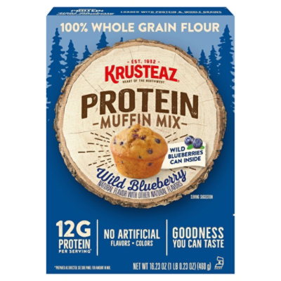 Krusteaz Protein Blueberry Muffin Mix - 16.23 Oz