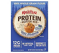 KRUSTEAZ Protein Muffin Mix Wild Blueberry - 16.23 Oz
