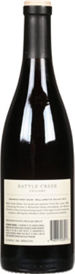 Battle Creek Cellars Wine Pinoit Noir Reserve Willamette Valley Oregon - 750 Ml - Image 4