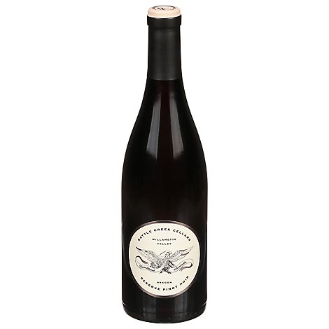 Battle Creek Cellars Wine Pinoit Noir Reserve Willamette Valley Oregon - 750 Ml