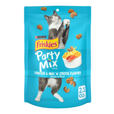 Purina Friskies Party Mix Lobster And Mac N Cheese Cat Treats - 2.1 Oz - Image 1