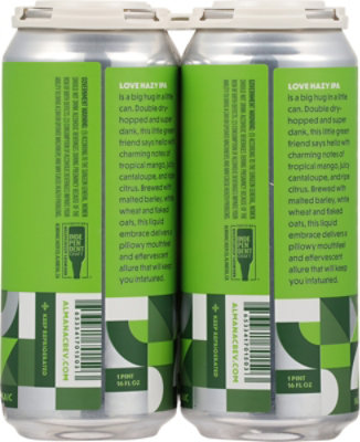 Almanac Love Hazy Ipa In Cans - 4-16 Fl. Oz. - Image 4