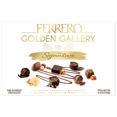 Ferrero Chocolates Fine Assorted Golden Gallery Signature - 4.2 Oz - Image 2