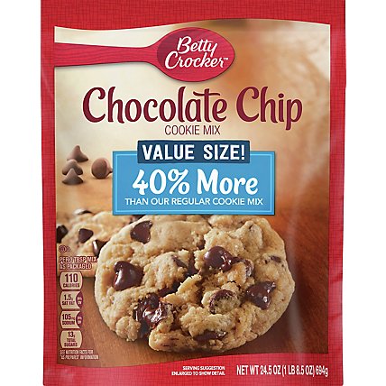 Betty Crocker Chocolate Chip Cookie Mix - 24.5 Oz - Image 2