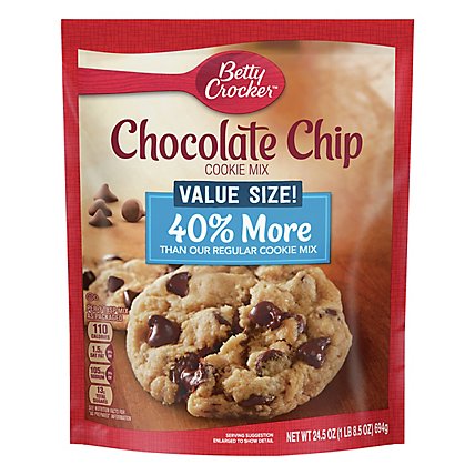 Betty Crocker Chocolate Chip Cookie Mix - 24.5 Oz - Image 1