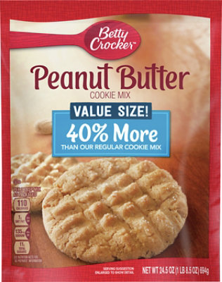 Betty Crocker Peanut Butter Cookie Mix - 24.5 Oz - Image 2