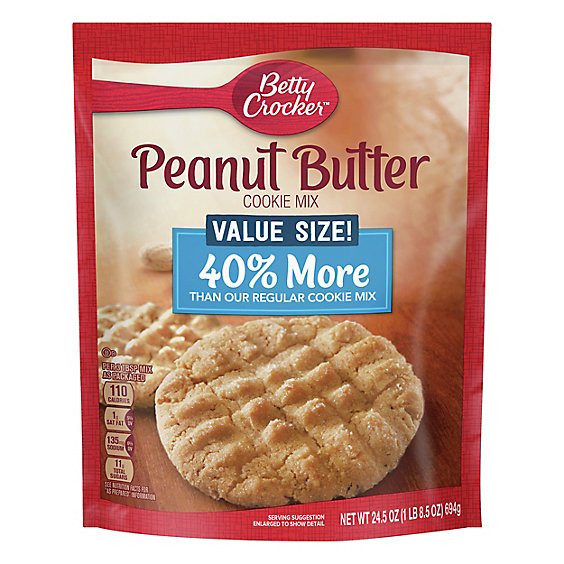 Betty Crocker Peanut Butter Cookie Mix - 24.5 Oz