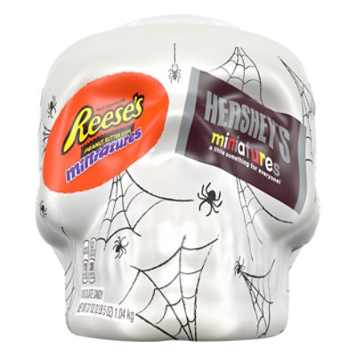 HERSHEYS Chocolate Candy Assorted Addams Family Skull Bowl - 37 Oz