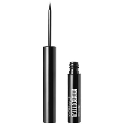 Maybelline Tattoo Studio Liquid Ink Eyeliner Eye Makeup Ink Black - 0.08 Fl. Oz. - Image 1