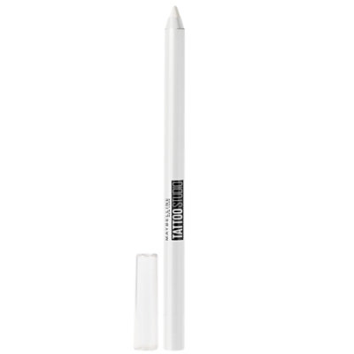 Maybelline Tattoo Studio Sharpenable Gel Pencil Longwear Eyeliner Makeup Polished White - 0.04 Oz - Image 3