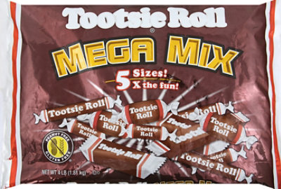 Tootsie Roll Candy Mega Mix 5 Sizes - 4 Lb - Image 2