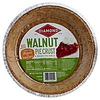 Diamond Pie Crust Walnut 9 Inch - 6 Oz - Image 1