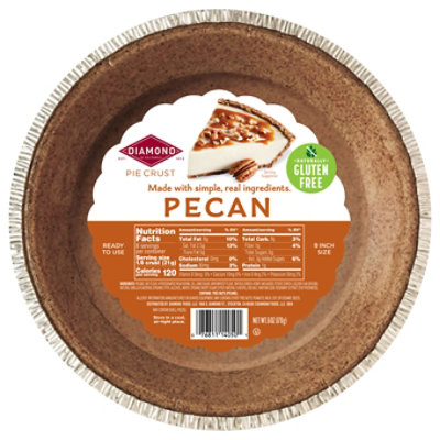 Diamond Pie Crust Pecan 9 Inch - 6 Oz - Image 1