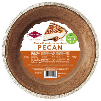 Diamond Pie Crust Pecan 9 Inch - 6 Oz