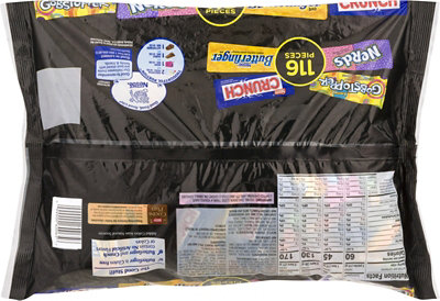 Butterfinger Crunch Gobstopper Nerds Halloween Assorted Candy Bags 116 Count - 45.4 Oz - Image 2
