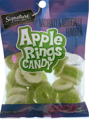 Signature SELECT Candy Apple Rings - 6.5 Oz - Image 2