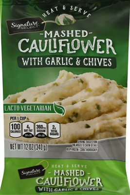 Signature SELECT Cauliflower Mashed With Chives Garlic - 12 Oz - Image 2