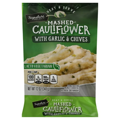 Signature SELECT Cauliflower Mashed With Chives Garlic - 12 Oz - Image 1