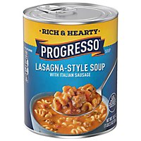 Progresso Rich & Heaty Soup Lasagna Style With Italian Sausage - 18.5 Oz - Image 1