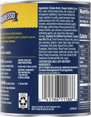 Progresso Rich & Heaty Soup Three Cheese Tortellini With Spinach - 18.5 Oz - Image 5