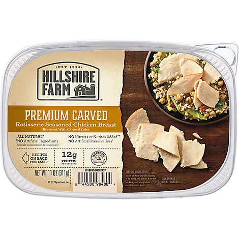 Hillshire Farm Premium Carved Rotisserie Seasoned Chicken Breast - 11 Oz