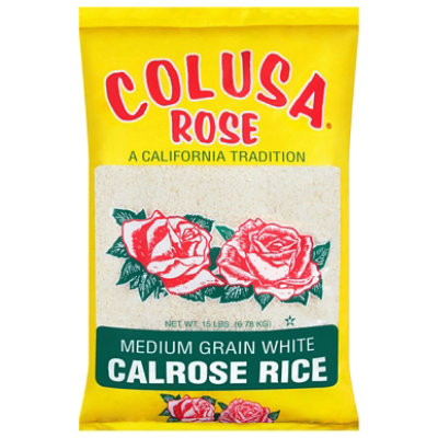 Colusa Rose Medm Grain White Rice - 15 Lb