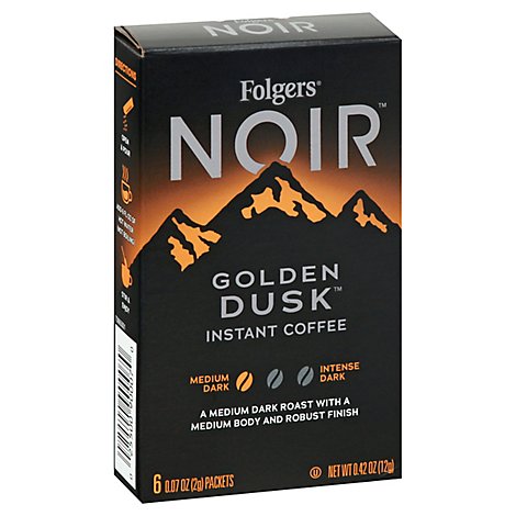 Folgers Noir Golden Dusk - 6 Count