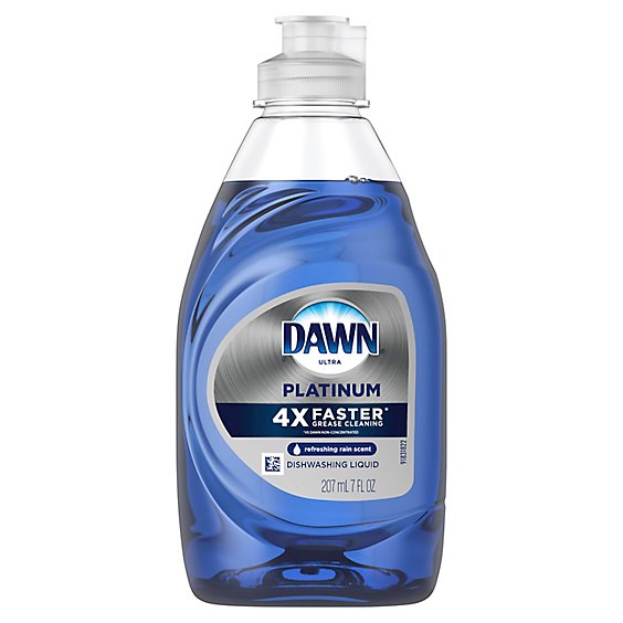 Dawn Ultra Platinum Dishwashing Liquid Dish Soap Refreshing Rain Scent - 7 Fl. Oz.