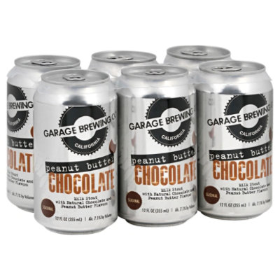 Garage Brewing Peanut Butter Choco Milk Stout In Cans - 6-12 Fl. Oz.