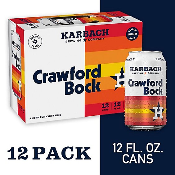 Karbach Crawford Bock Craft Beer Cans - 12-12 Fl. Oz.