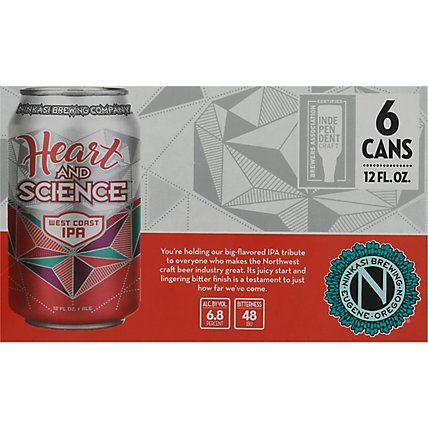 Ninkasi Heart & Science 6/12c In Cans - 6-12 Fl. Oz. - Image 4