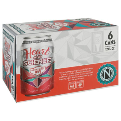 Ninkasi Heart & Science 6/12c In Cans - 6-12 Fl. Oz.