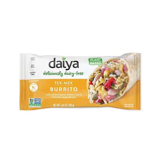 Daiya Dairy Free Gluten Free Tex Mex Vegan Burrito - 5.64 Oz