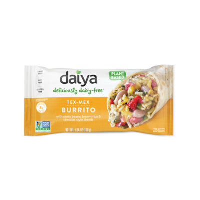 Daiya Dairy Free Gluten Free Tex Mex Vegan Burrito - 5.64 Oz