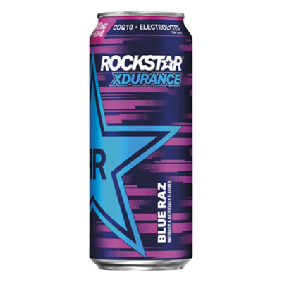 Rockstar Energy Drink Xdurance Blue Raspberry - 16 Oz