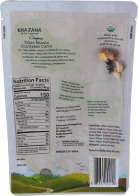 Khazana Tikka Masala Chickp Rte - 10 Oz - Image 6