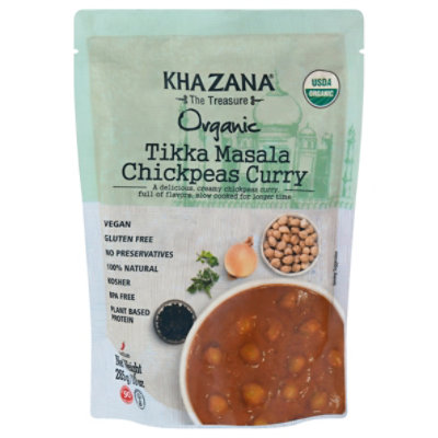 Khazana Tikka Masala Chickp Rte - 10 Oz - Image 1