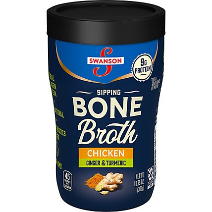 Swanson Bone Broth Sipping Chicken With Turmeric & Ginger - 10.5 Oz - Image 2