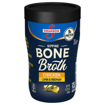 Swanson Bone Broth Sipping Chicken With Lemon & Rosemary - 10.5 Oz - Image 3