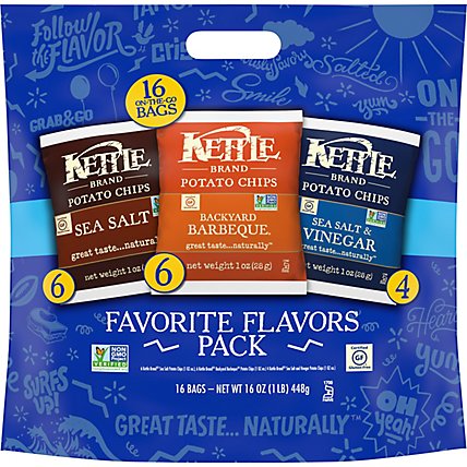 Kettle Brand Variety Potato Chips Multipack - 16-1.5 Oz - Image 2