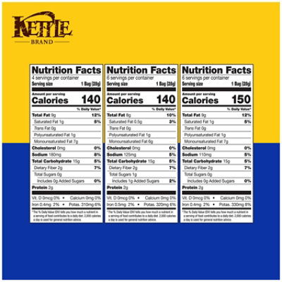 Kettle Brand Kettle Cooked Potato Chips Variety - 16 Ct - 1 Oz - Image 4