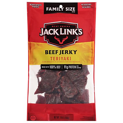 Jack Links Beef Jerky Teriyaki - 10 Oz - Image 1