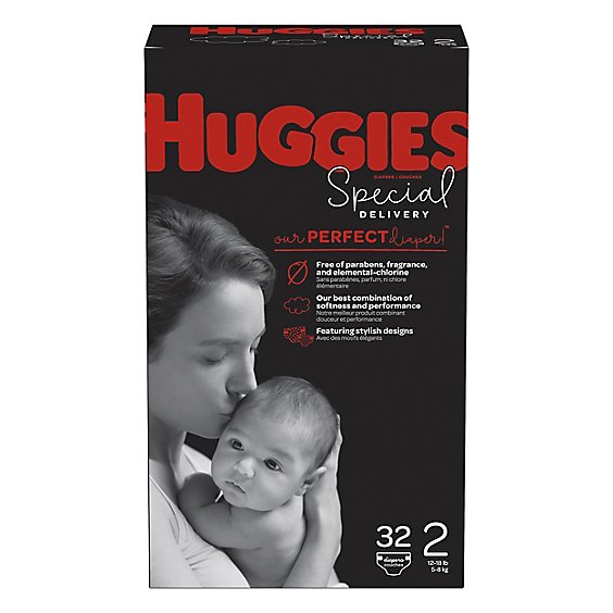 Huggies Special Delivery Diapers Size 2 - 32 Count