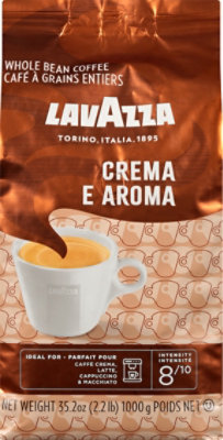 Lavazza Crema E Aroma Coffee Grains Cr.e Aroma Usa/Can Coffee Beans - 35.273 Oz - Image 2